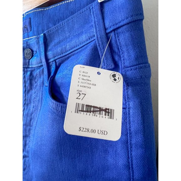 NWT Mother The Hustler Ankle Fray Seb Surf The Web Never A Dull Moment - Picture 8 of 12